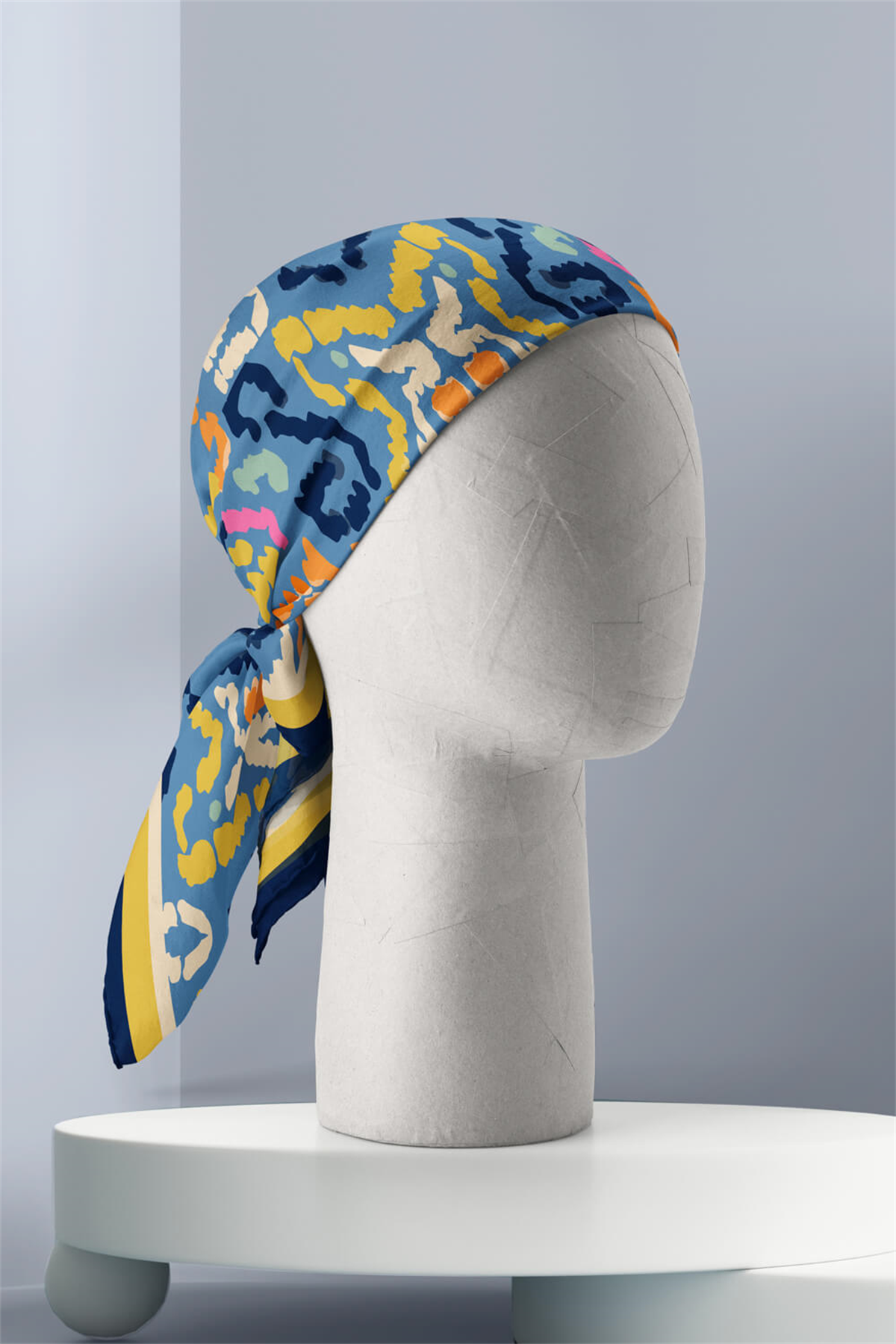 A52 Modabutik Geometrik Desenli Bandana