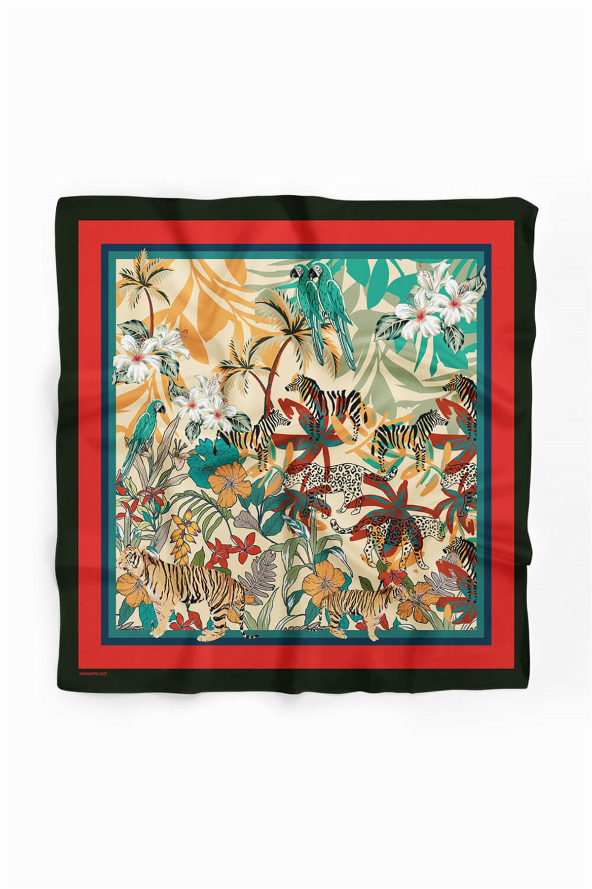 Violla C89 Kadın Kaplan Desenli 50x50 Bandana DG01571-22