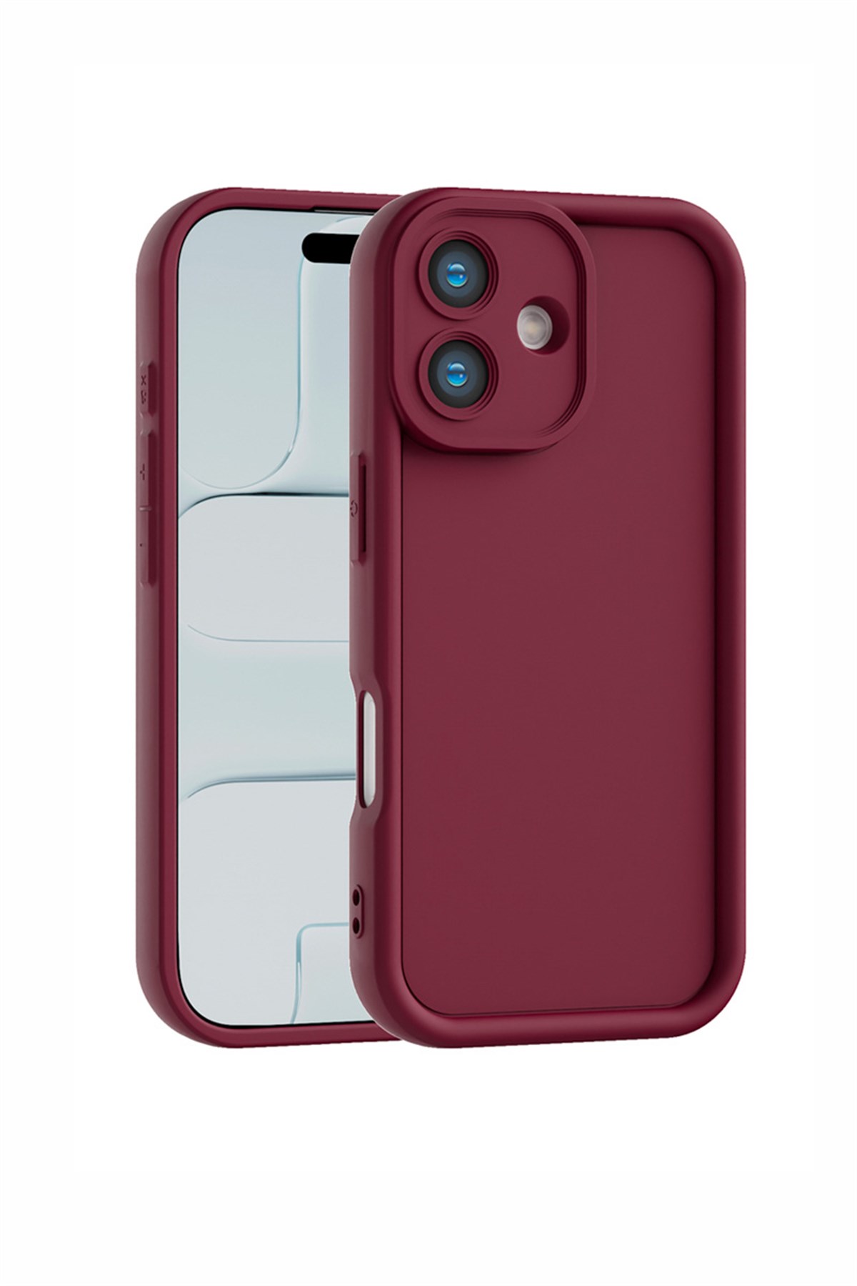 iPhone 17 Kılıf – Kamera Çıkıntılı – Mat Silikon Telefon Kılıfı