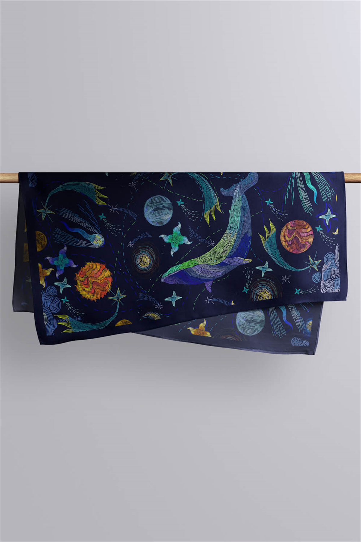 Modabutik Balina Desenli Bandana