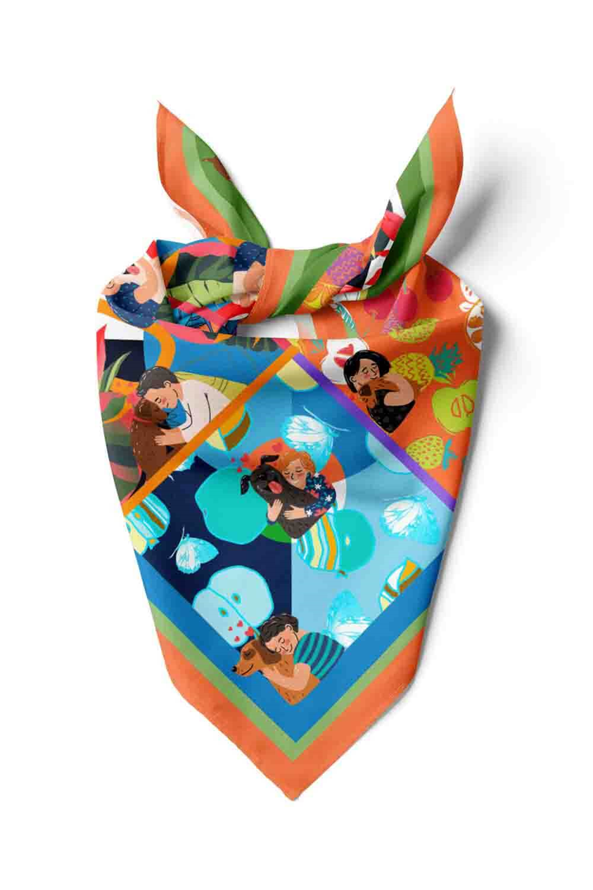 C52 KADIN DESENLİ BANDANA