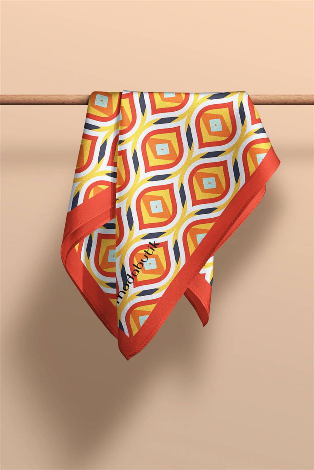 Modabutik Geometri Desenli Fular