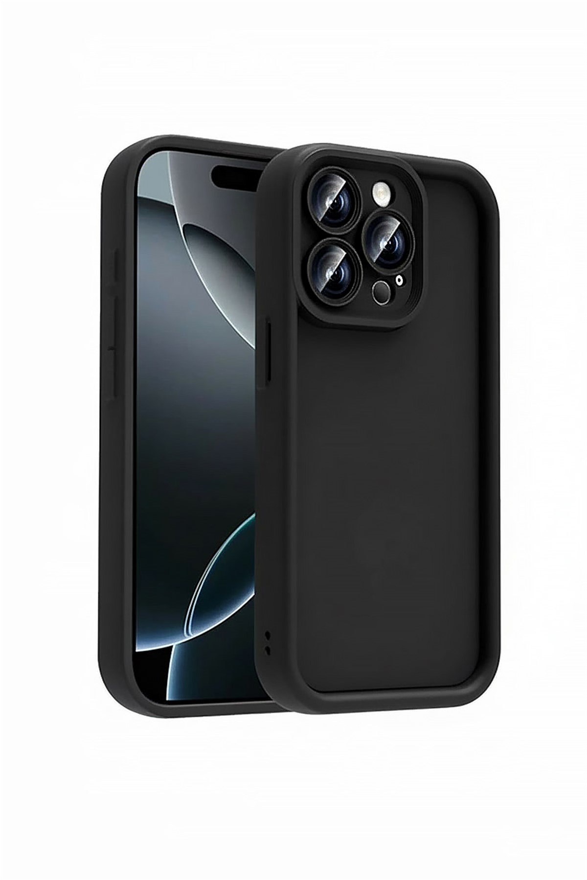 iPhone 13 Pro Max Kılıf – Kamera Çıkıntılı – Mat Silikon Telefon Kılıfı