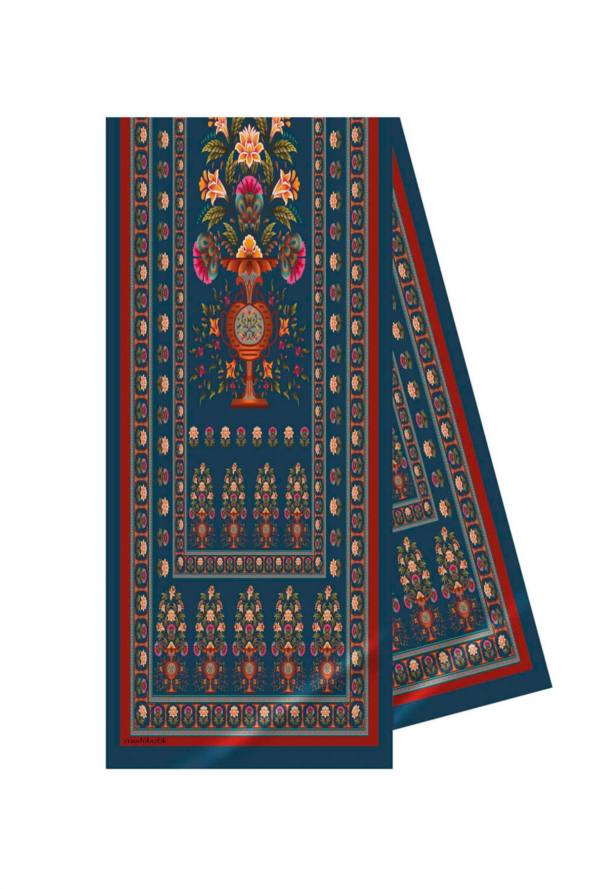 Modabutik Çiçek Desenli Kadın Fular