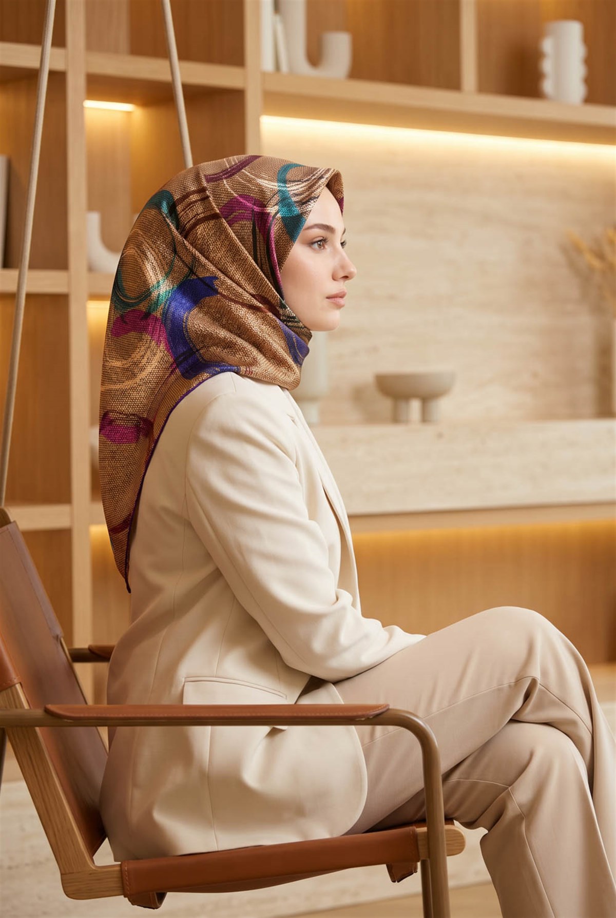 Twill İpek Eşarp