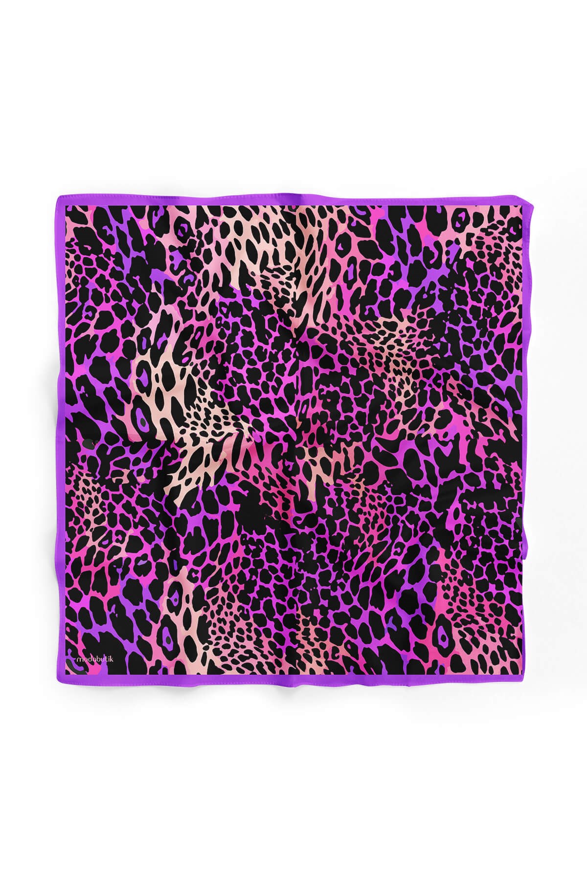 A33 Violla Leopar Desenli Bandana