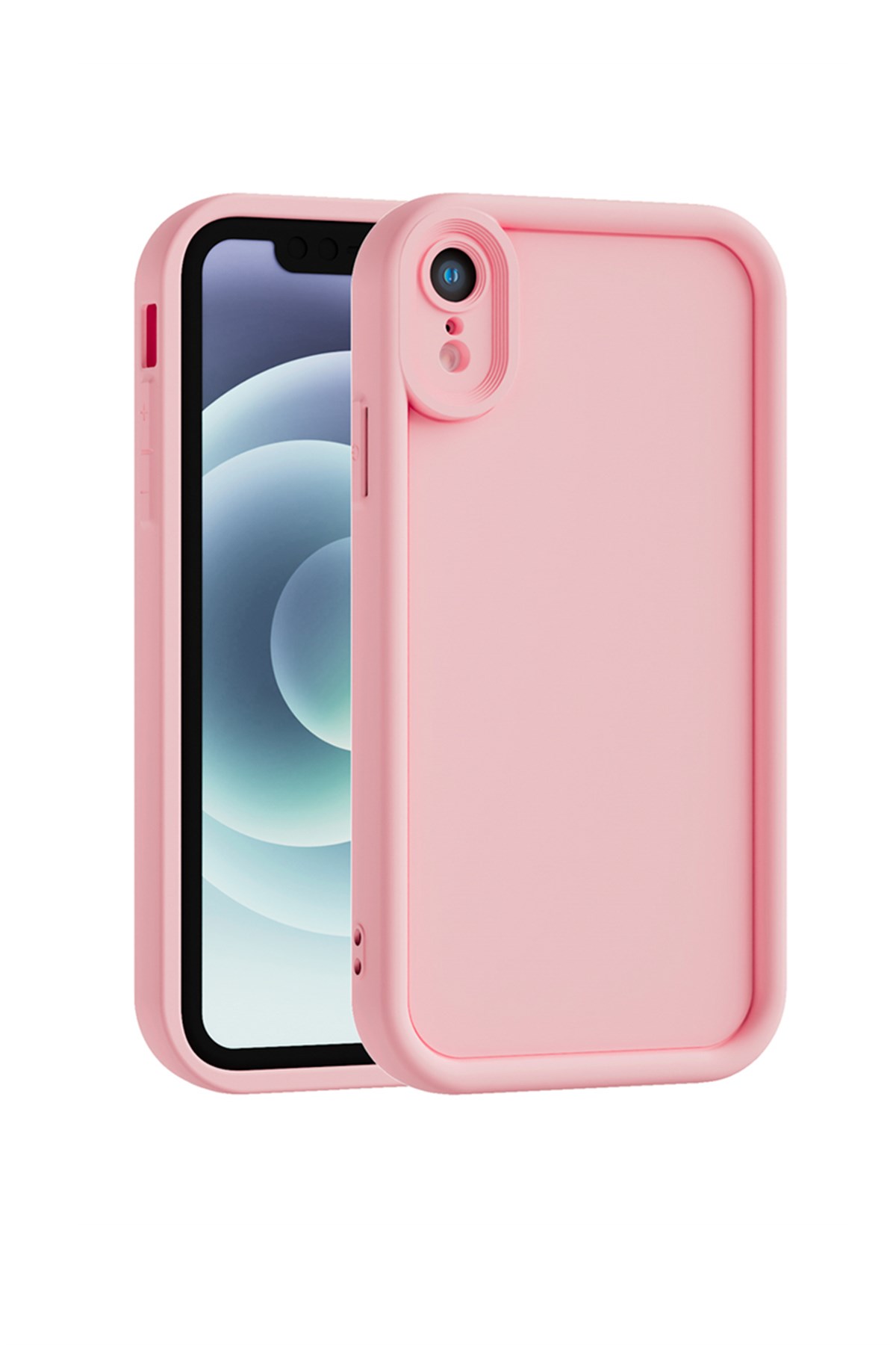 iPhone XR Kılıf – Kamera Çıkıntılı – Mat Silikon Telefon Kılıfı