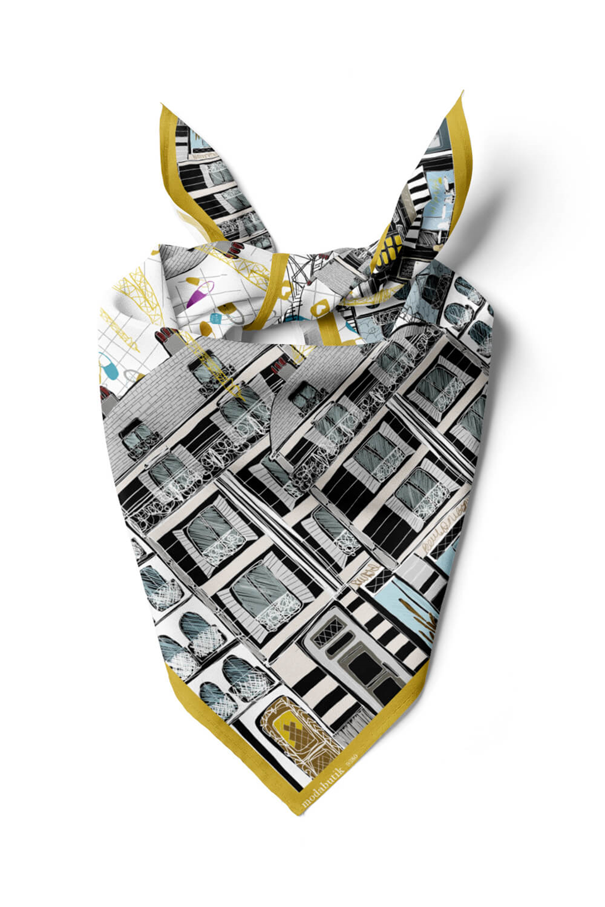 C66 KADIN DESENLİ BANDANA