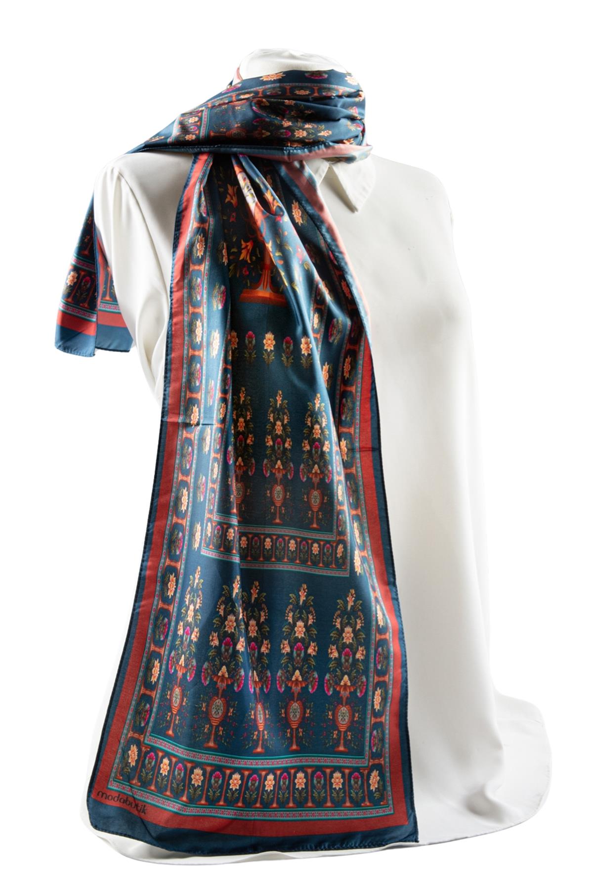 Modabutik Çiçek Desenli Kadın Fular