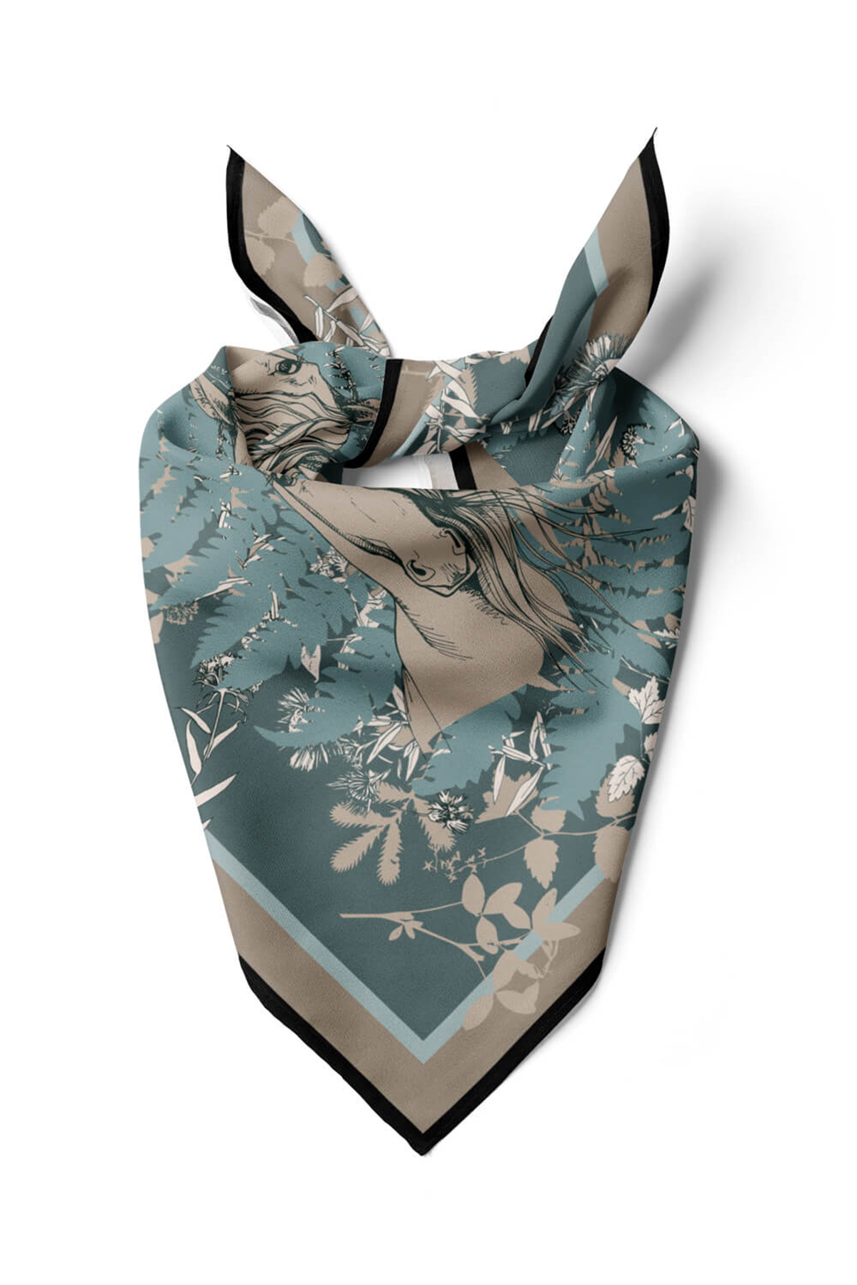 G46 Modabutik At Desenli Bandana