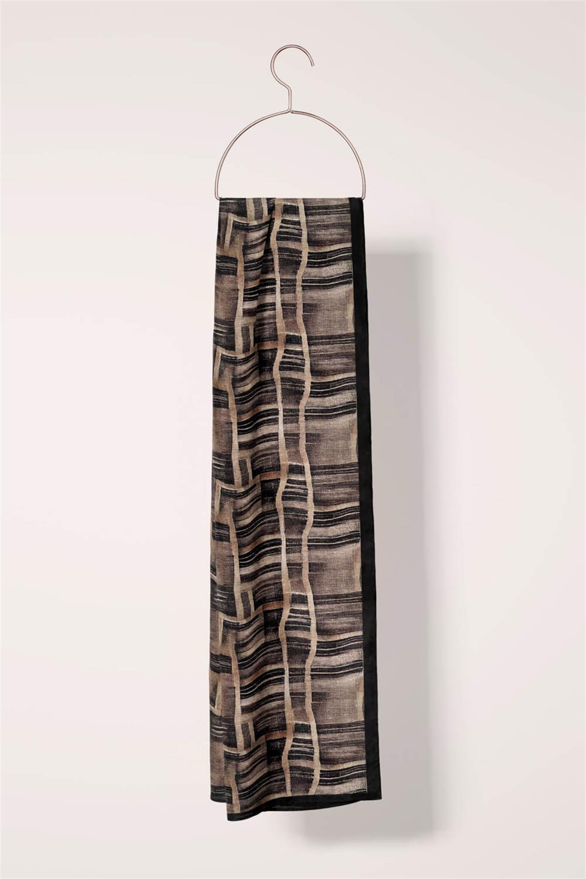 I107 Modabutik Geometri Desenli Fular