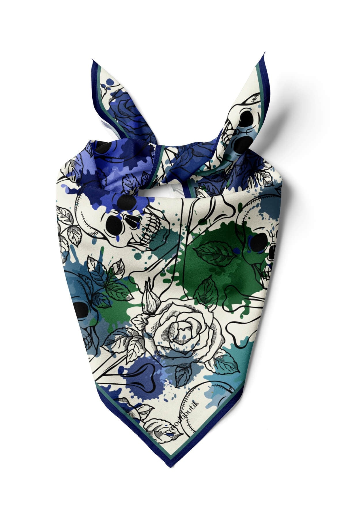 B73 Violla Lacivert Kurukafa Bandana