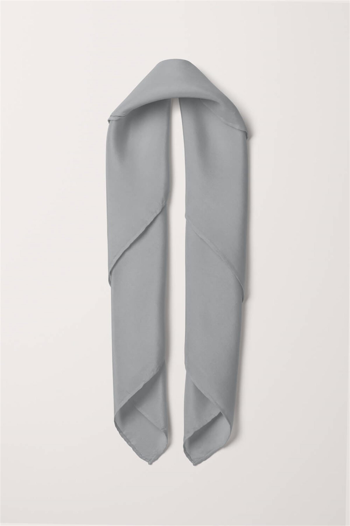 Şifon Gri Bandana