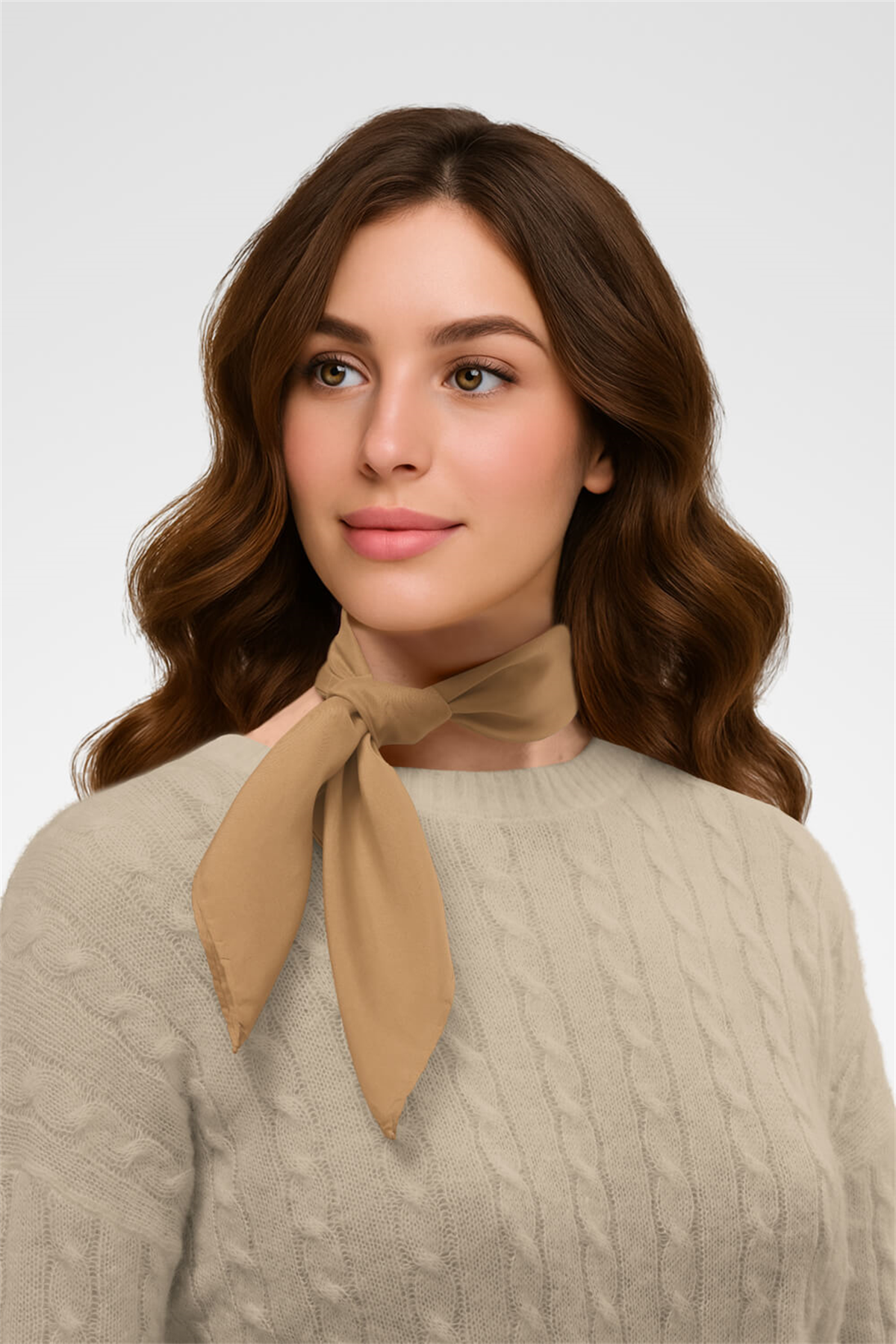 Şifon Camel Bandana