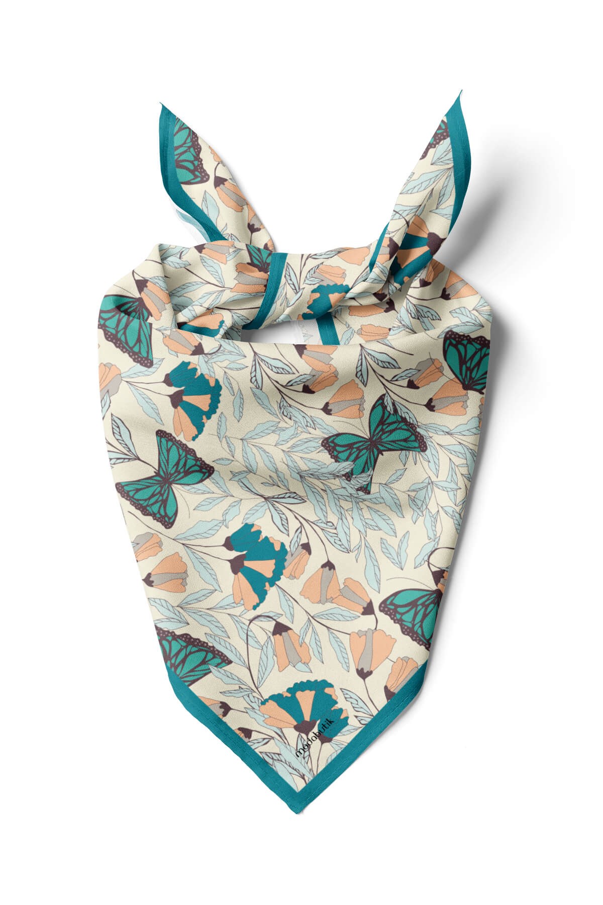 A119 Violla Kelebek Desenli Bandana