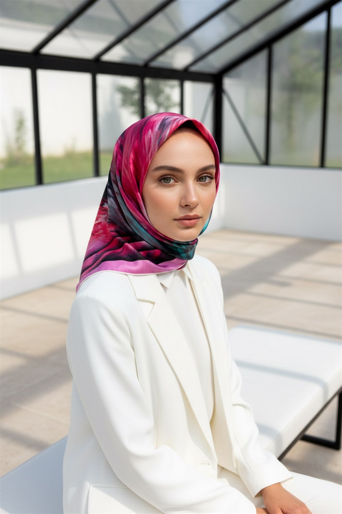 Twill İpek Eşarp