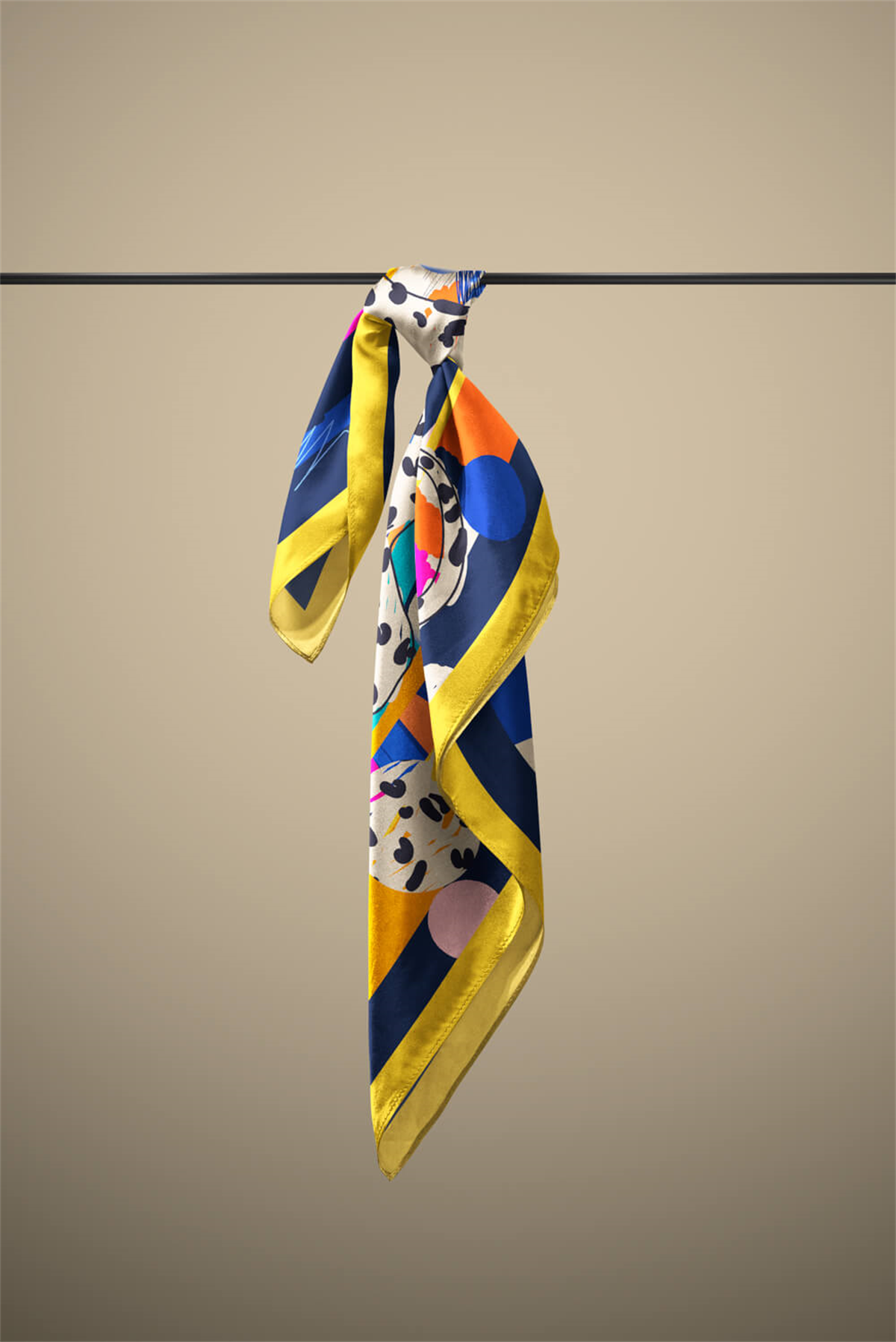 Modabutik Kaplan Desenli Bandana