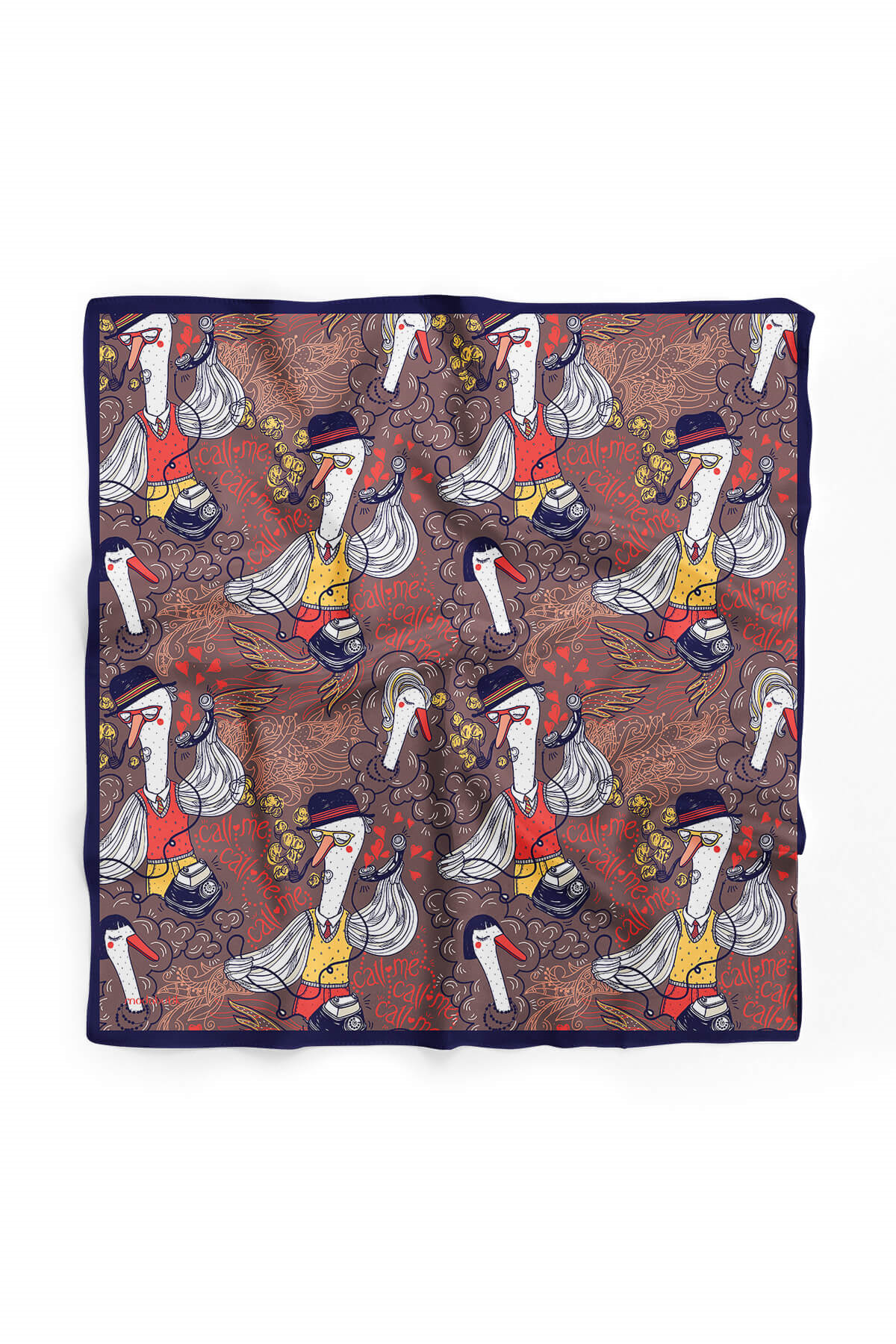 H3 Modabutik Ördek Desenli Bandana