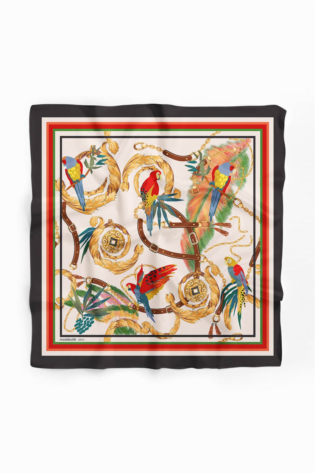 Violla E33 MODERN TROPIC TASARIMLI BANDANA