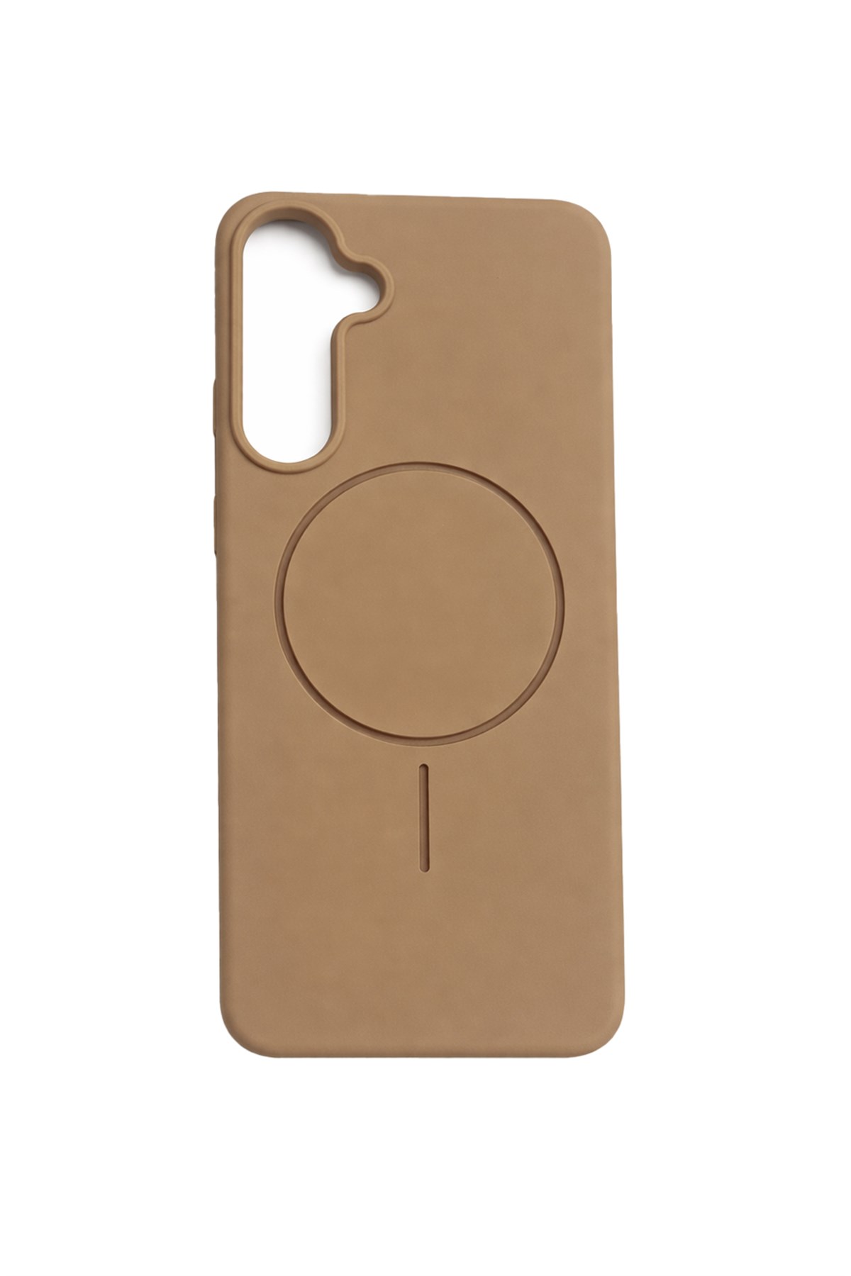 Samsung Galaxy S23 FE Kılıf – İçi Kadife – MagSafe Uyumlu – Camel Renk – Telefon Kılıfı