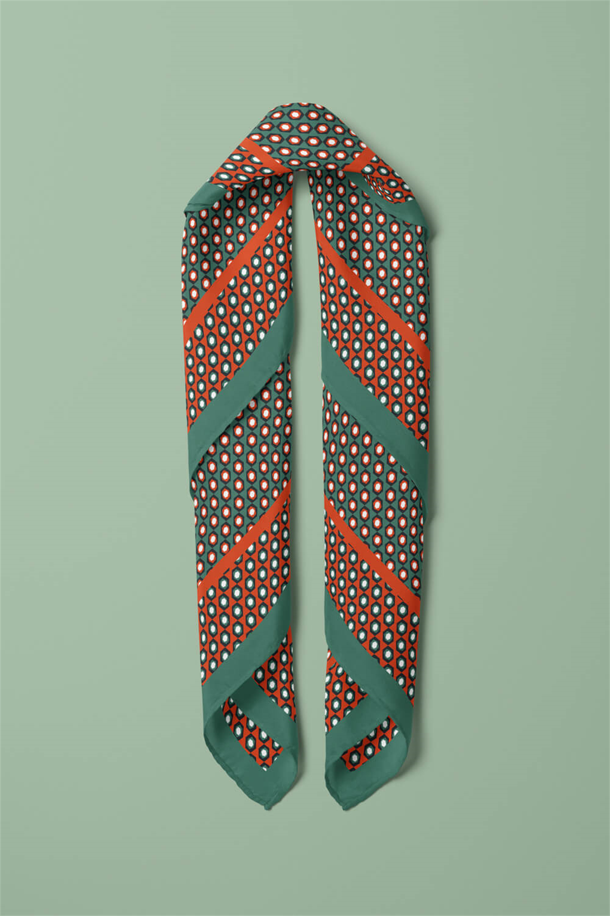 C117 RETRO TASARIMLI BANDANA  DG11989