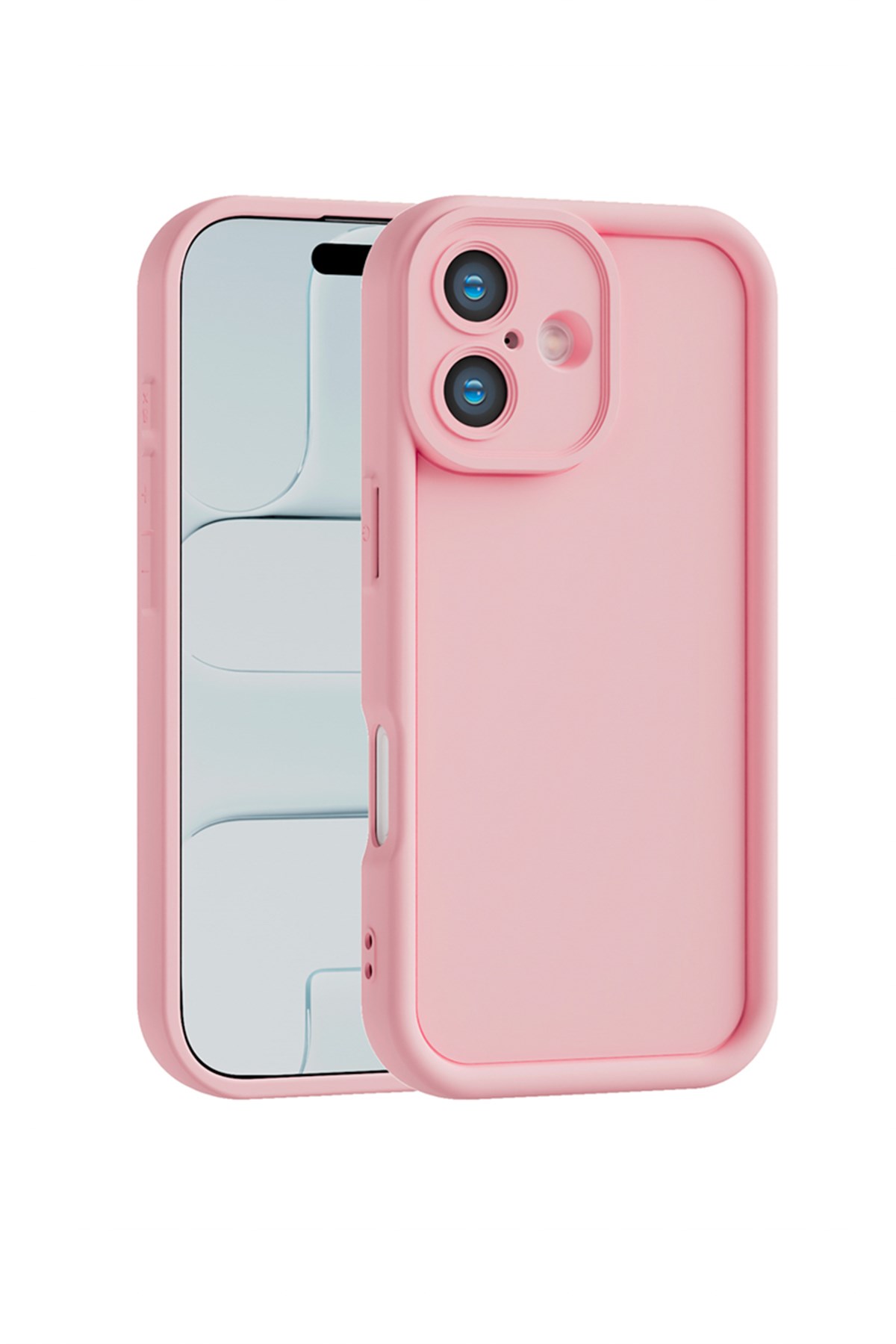 iPhone 16 Plus Kılıf – Kamera Çıkıntılı – Mat Silikon Telefon Kılıfı