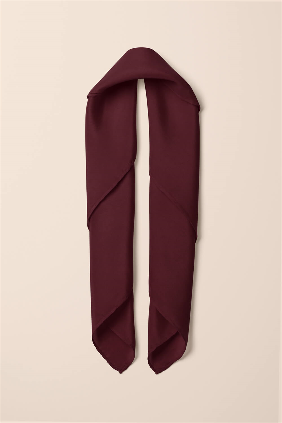 Şifon Bordo Bandana