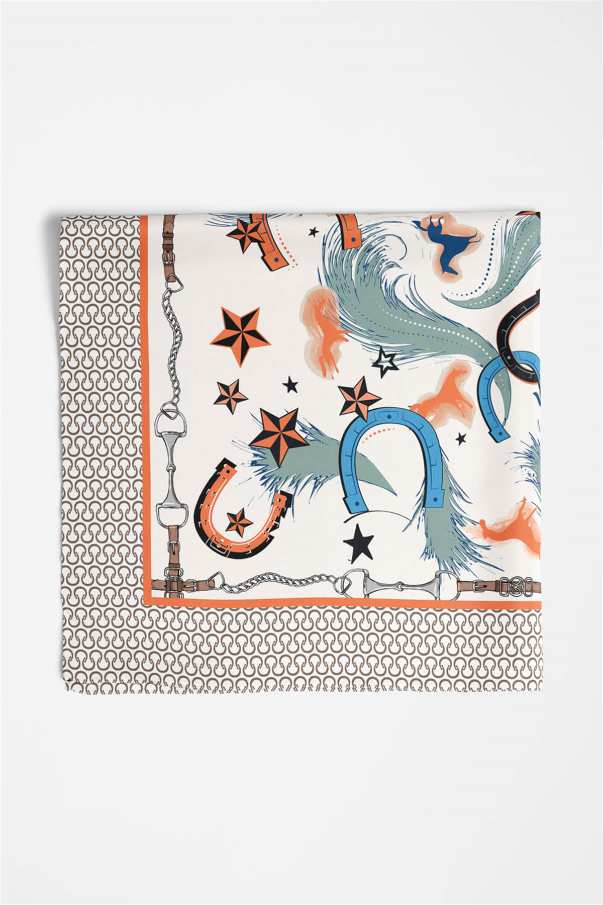 B114 ORMAMENT HORSE TASARIM BANDANA