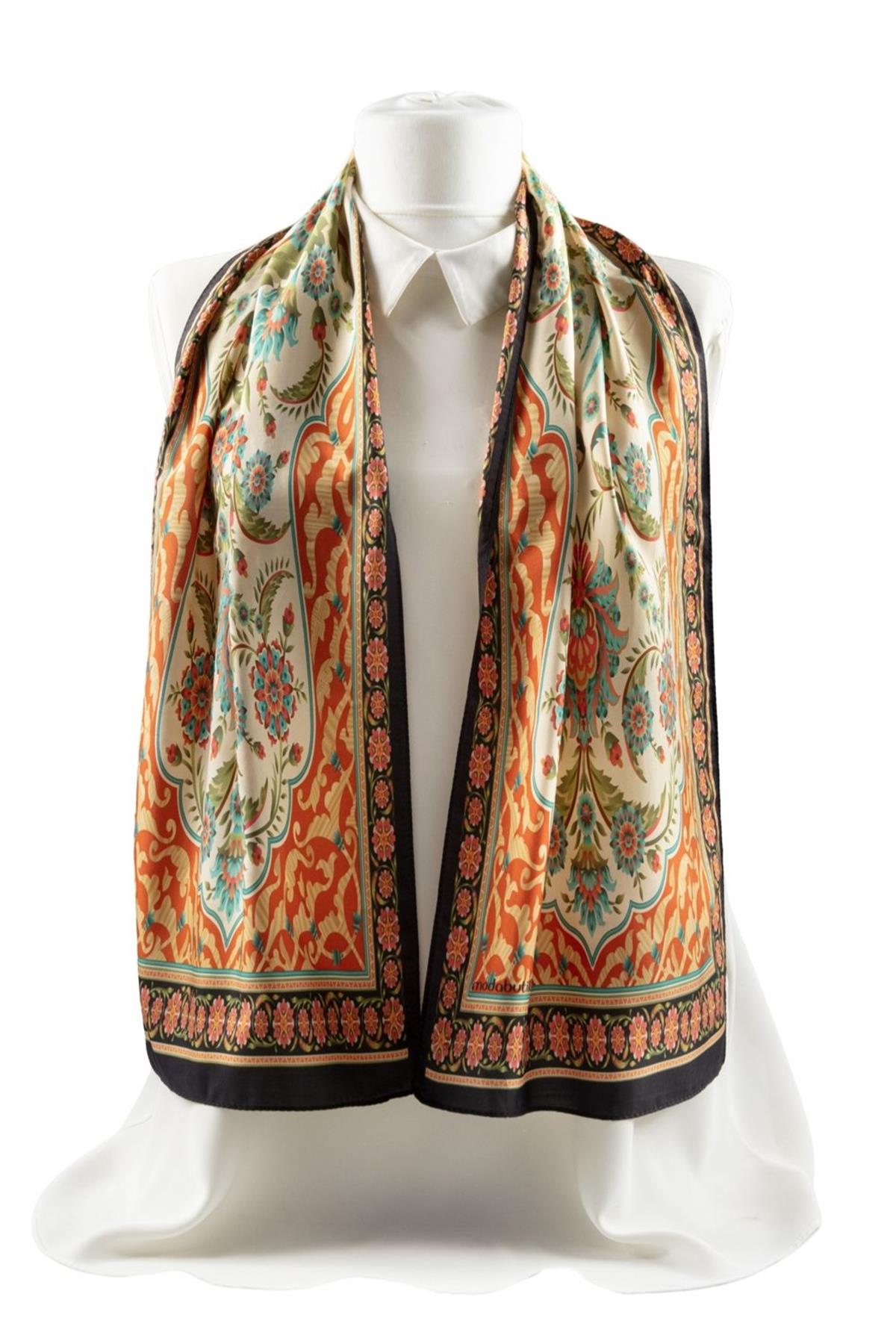 Modabutik Çiçek Desenli Kadın Fular