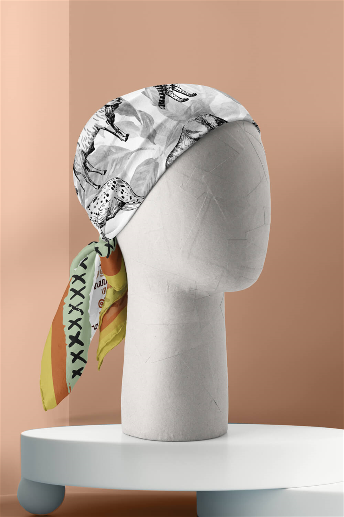 F61 AFRICAN ETNIC TASARIM BANDANA