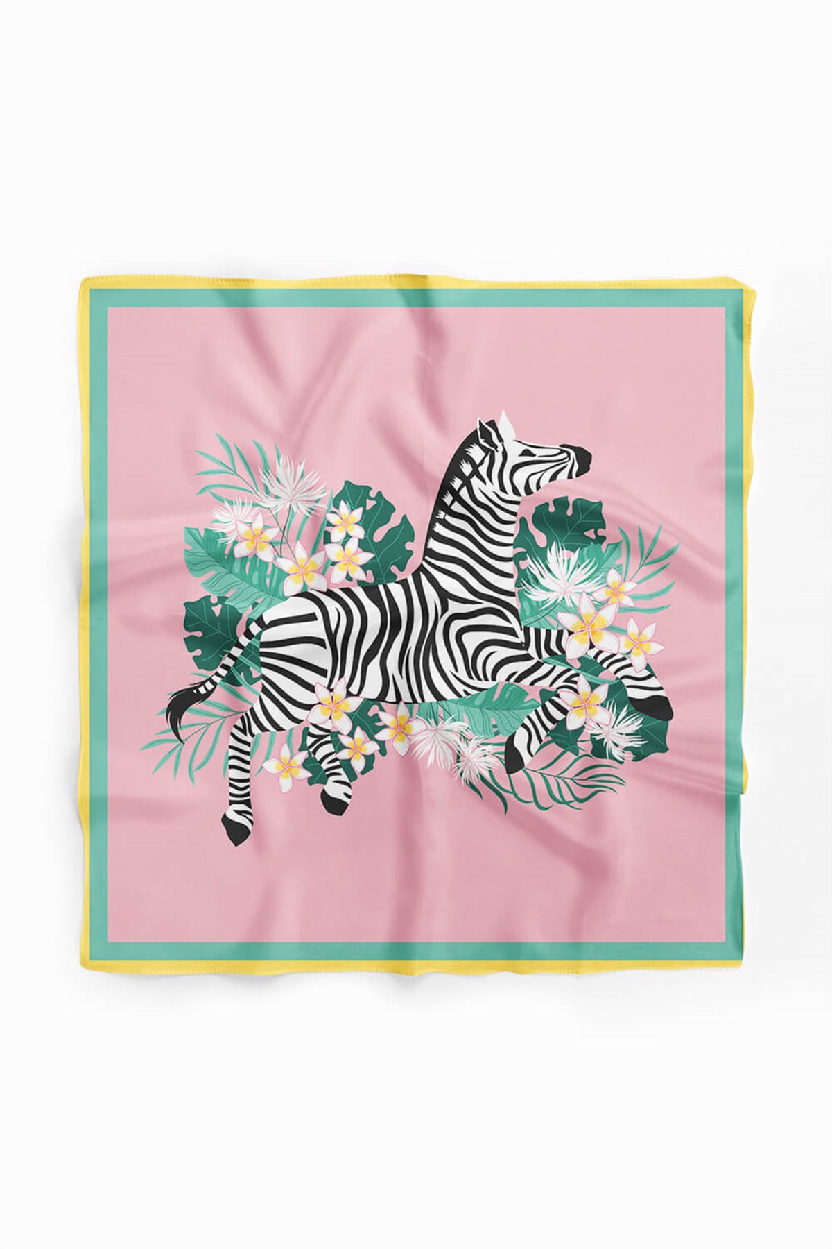 A39 Violla Zebra Desenli Bandana