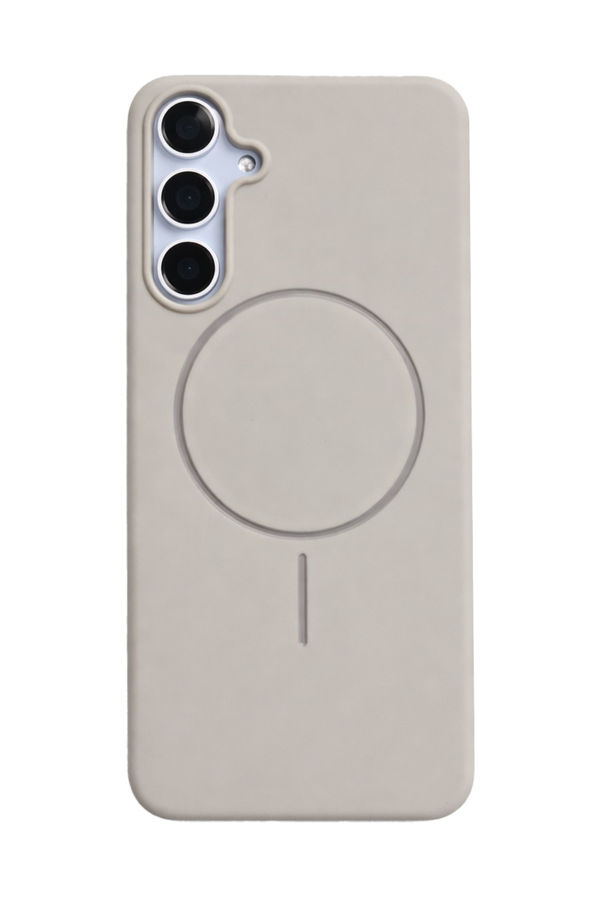 Samsung Galaxy S24 FE Kılıf – İçi Kadife – MagSafe Uyumlu – Taş Renk – Telefon Kılıfı