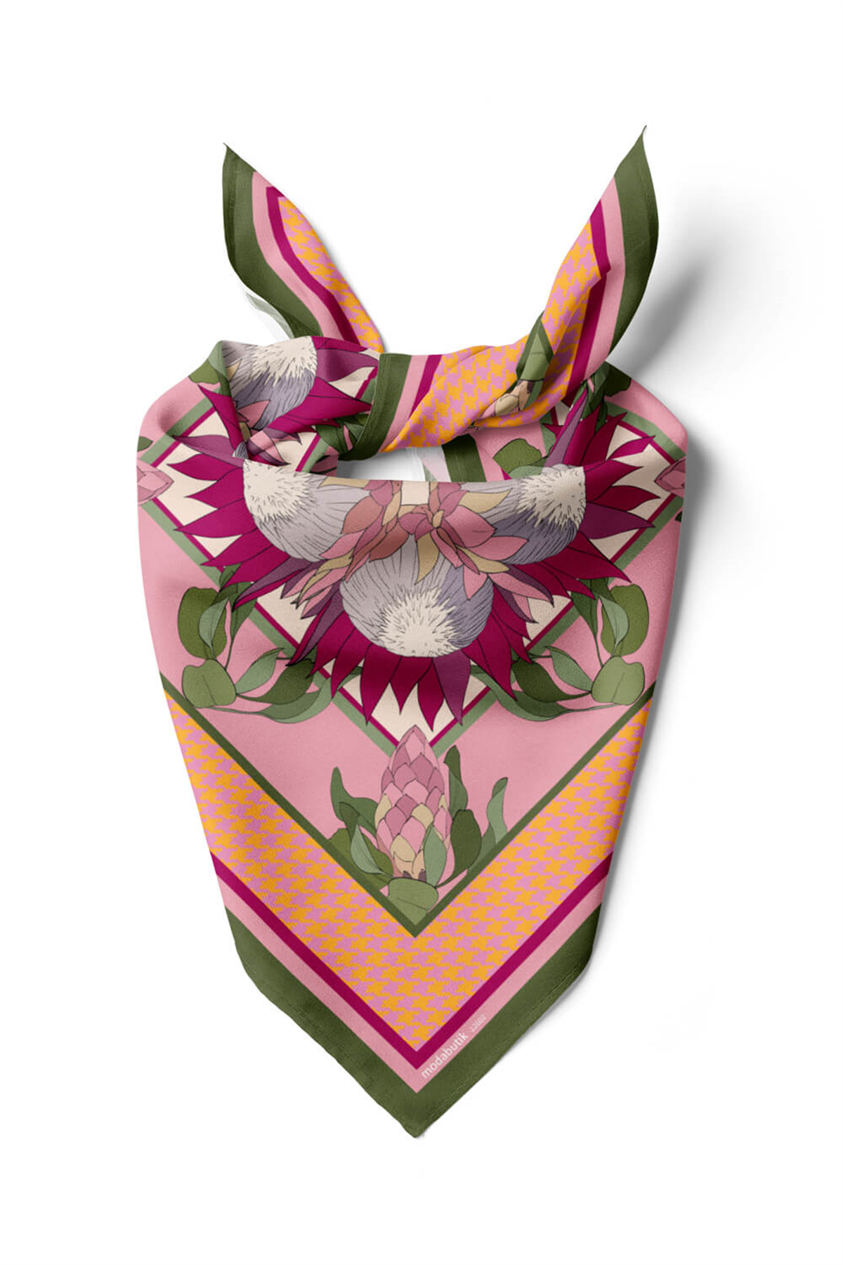 E116 TRIBAL ETNIC TASARIMLI BANDANA