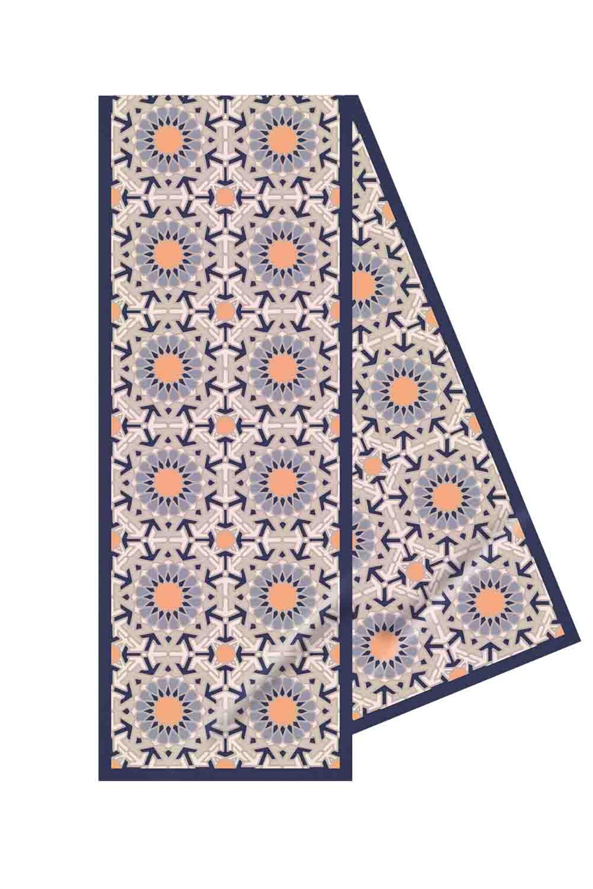 I1 Çini Desenli Fular 30x140