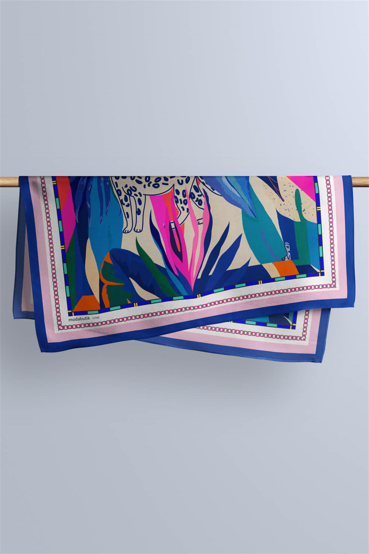 E62 COLORFUL ABSTRACT TASARIMLI BANDANA