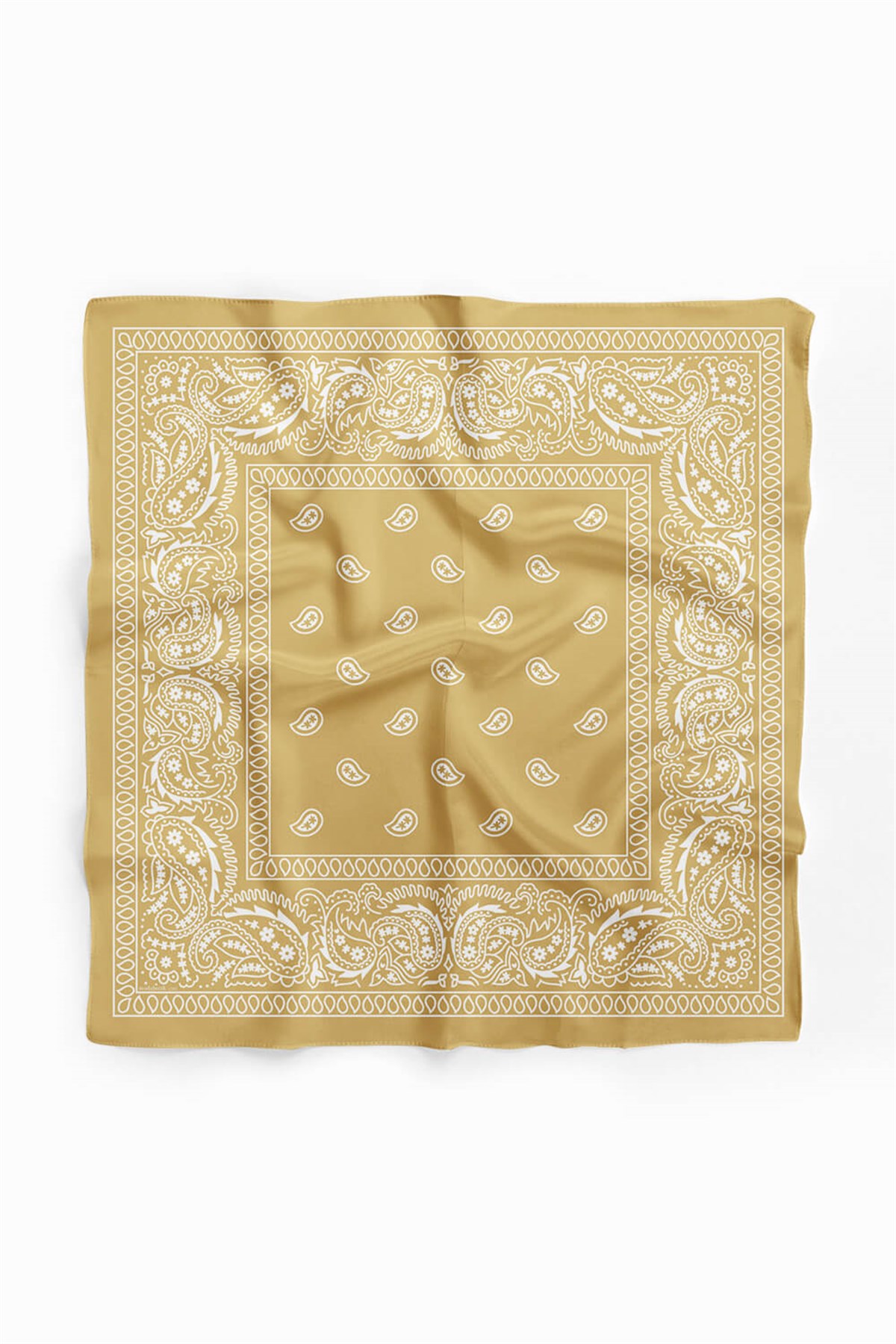 Violla A23 MUSTARD ŞALLI BANDANA DG12189