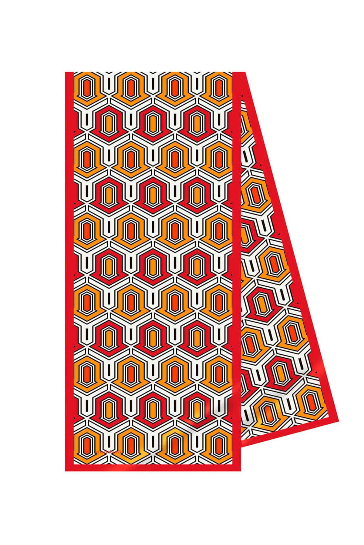 Modabutik Geometri Desenli Fular