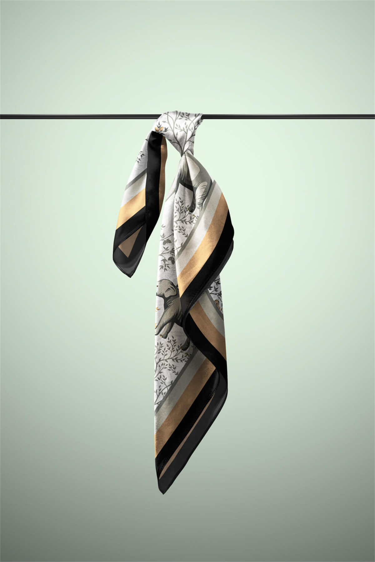 A81 TROPIC FİLLER TASARIMLI BANDANA  DG12030