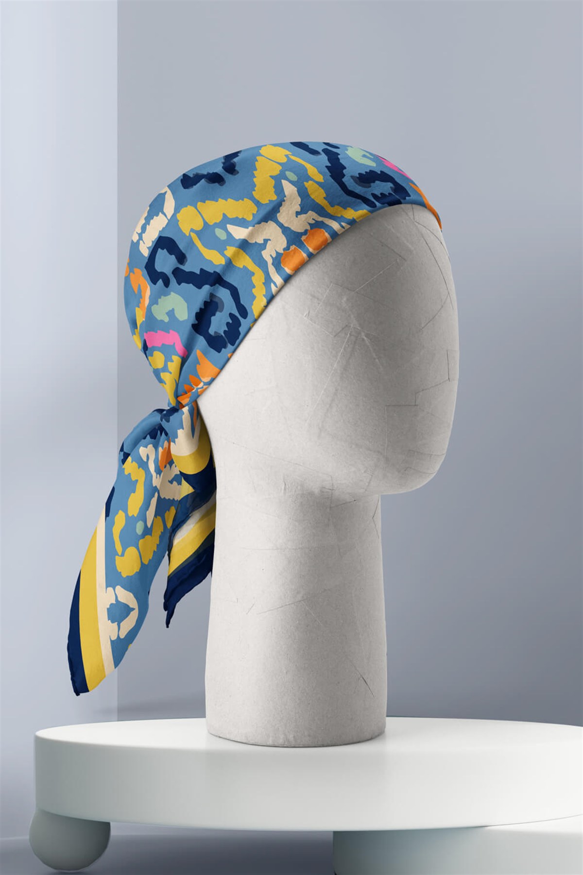 A52 Violla Geometrik Desenli Bandana