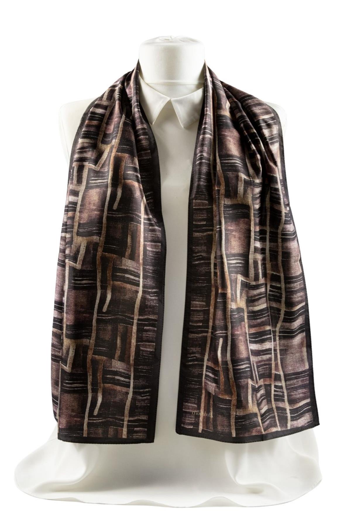 I107 Modabutik Geometri Desenli Fular