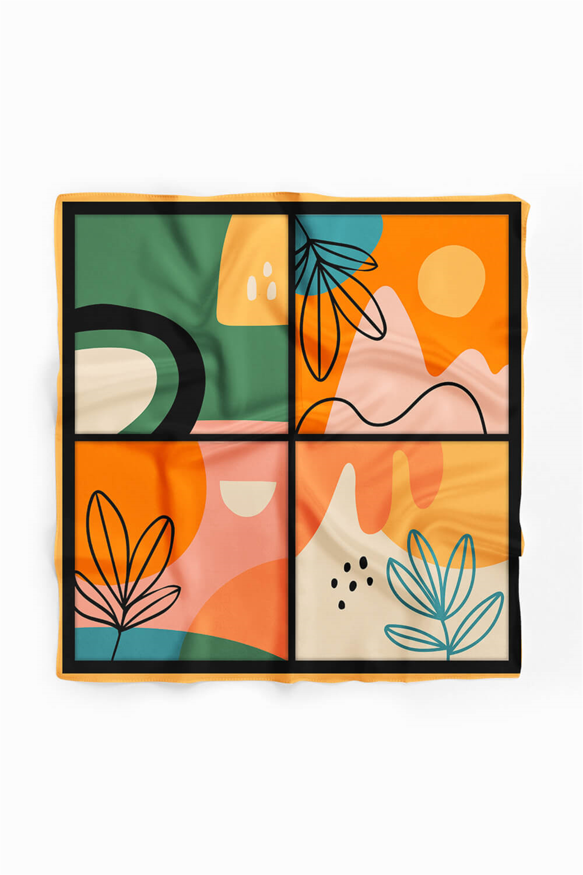 Modabutik Geometri Deseni Bandana