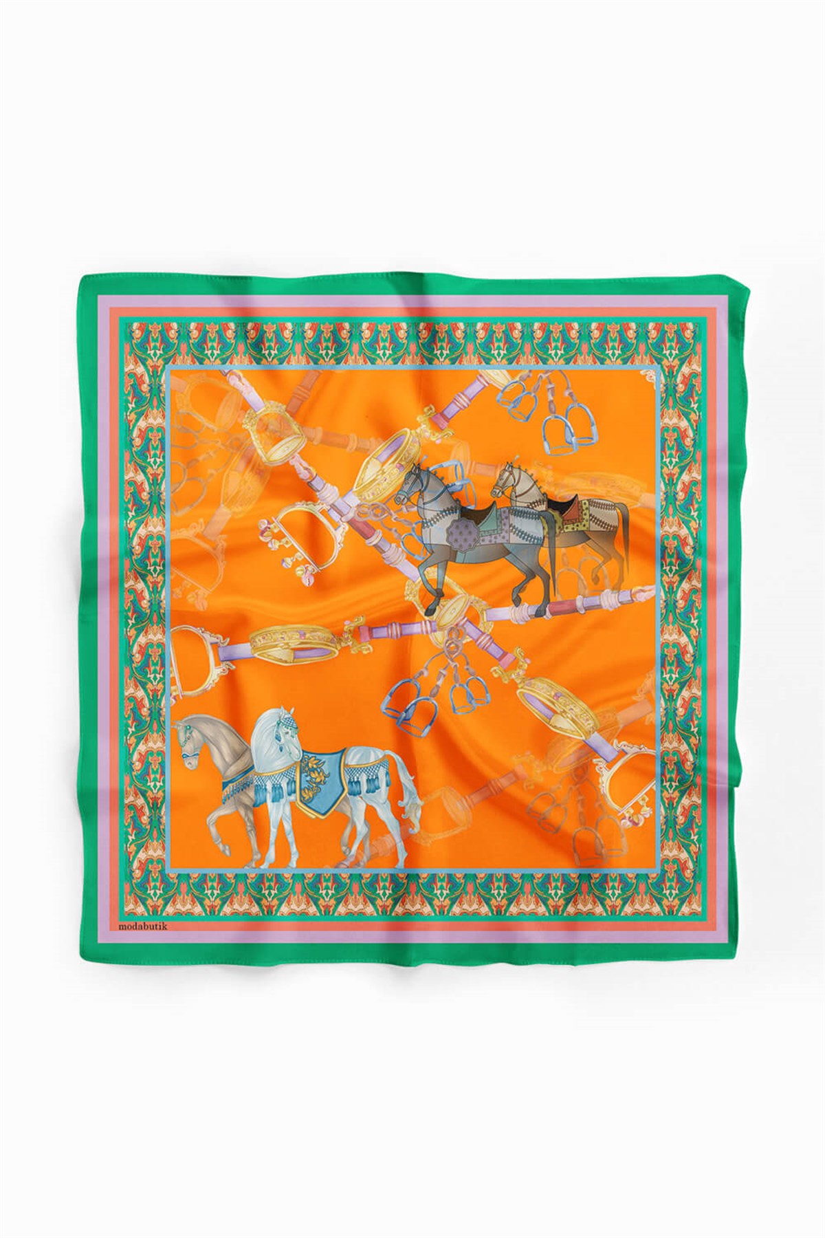 Violla MODERN HORSE  SOYUT TASARIMLI BANDANA DG12108