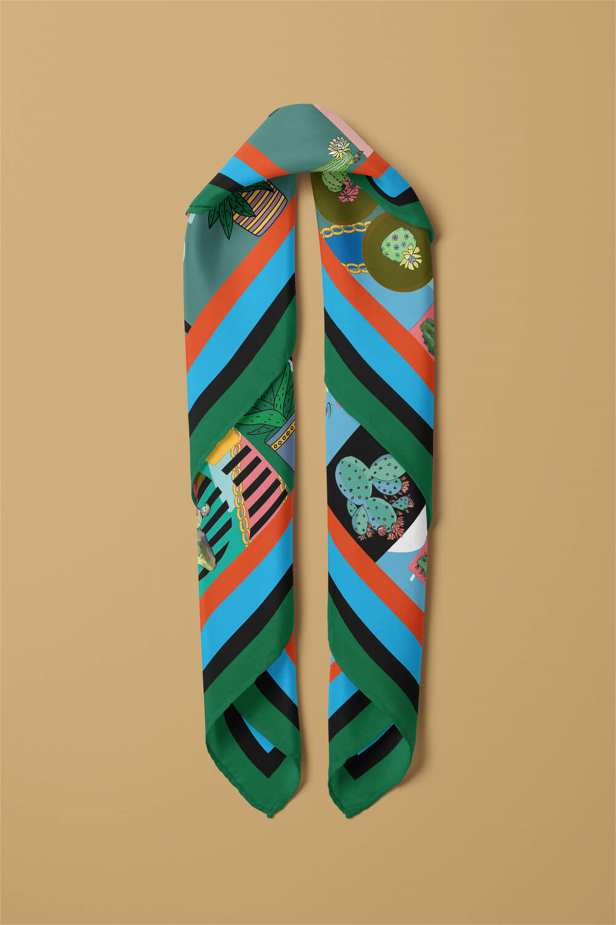 D43 KADIN DESENLİ BANDANA