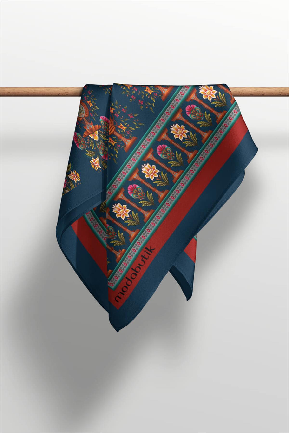 Modabutik Çiçek Desenli Kadın Fular