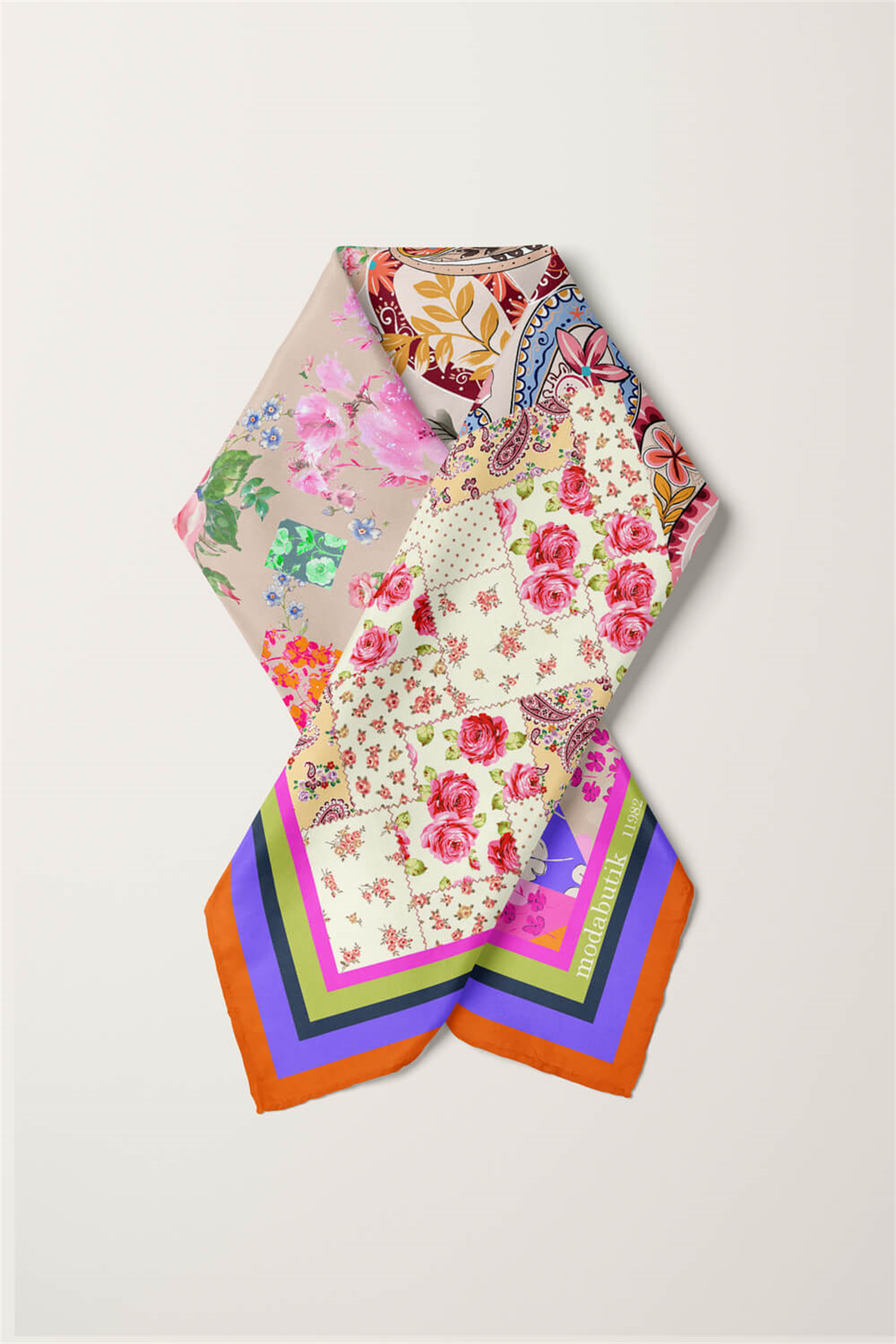 F104 OTANTIK PATCHWORK BANDANA  DG11982