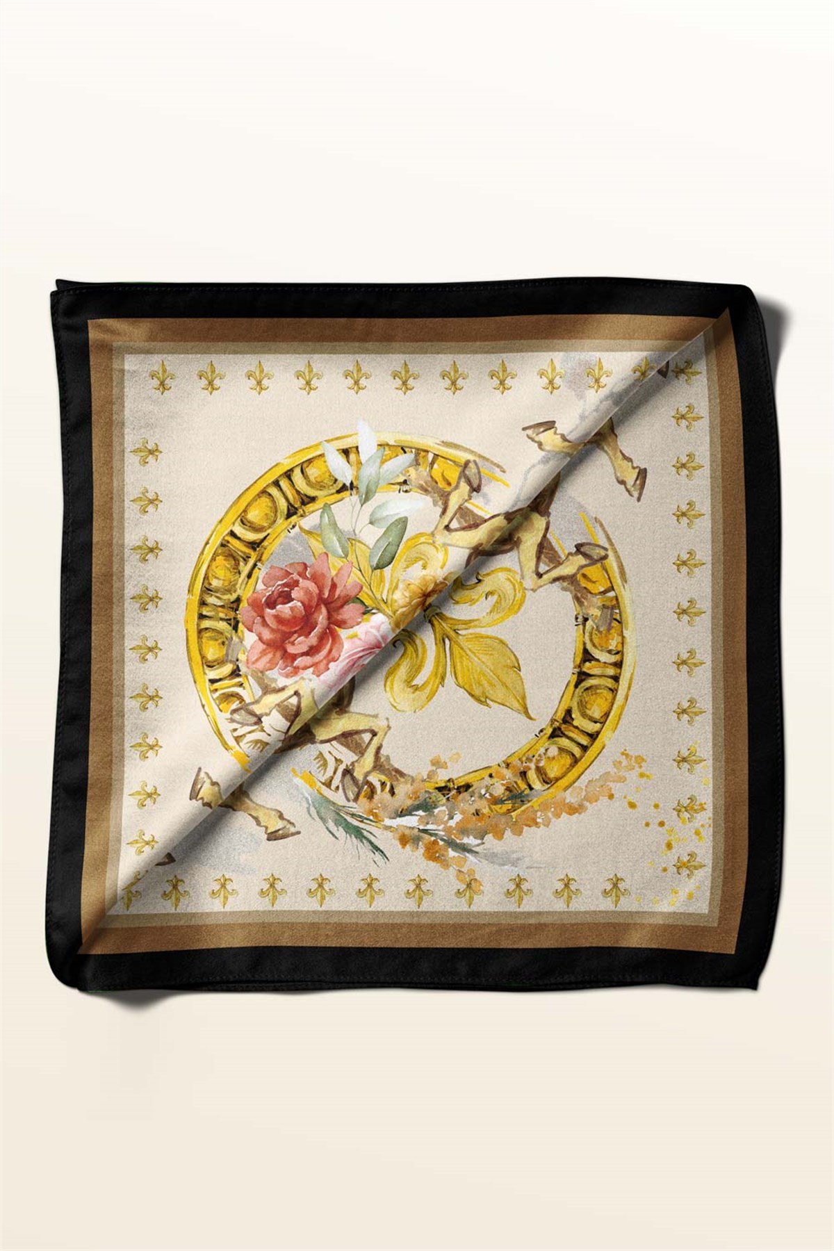 BAROK TASARIMLI BANDANA DG12083