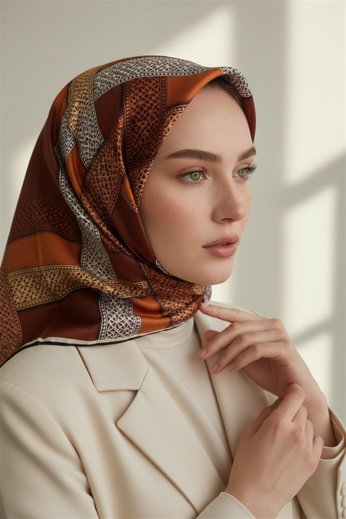 Twill İpek Eşarp