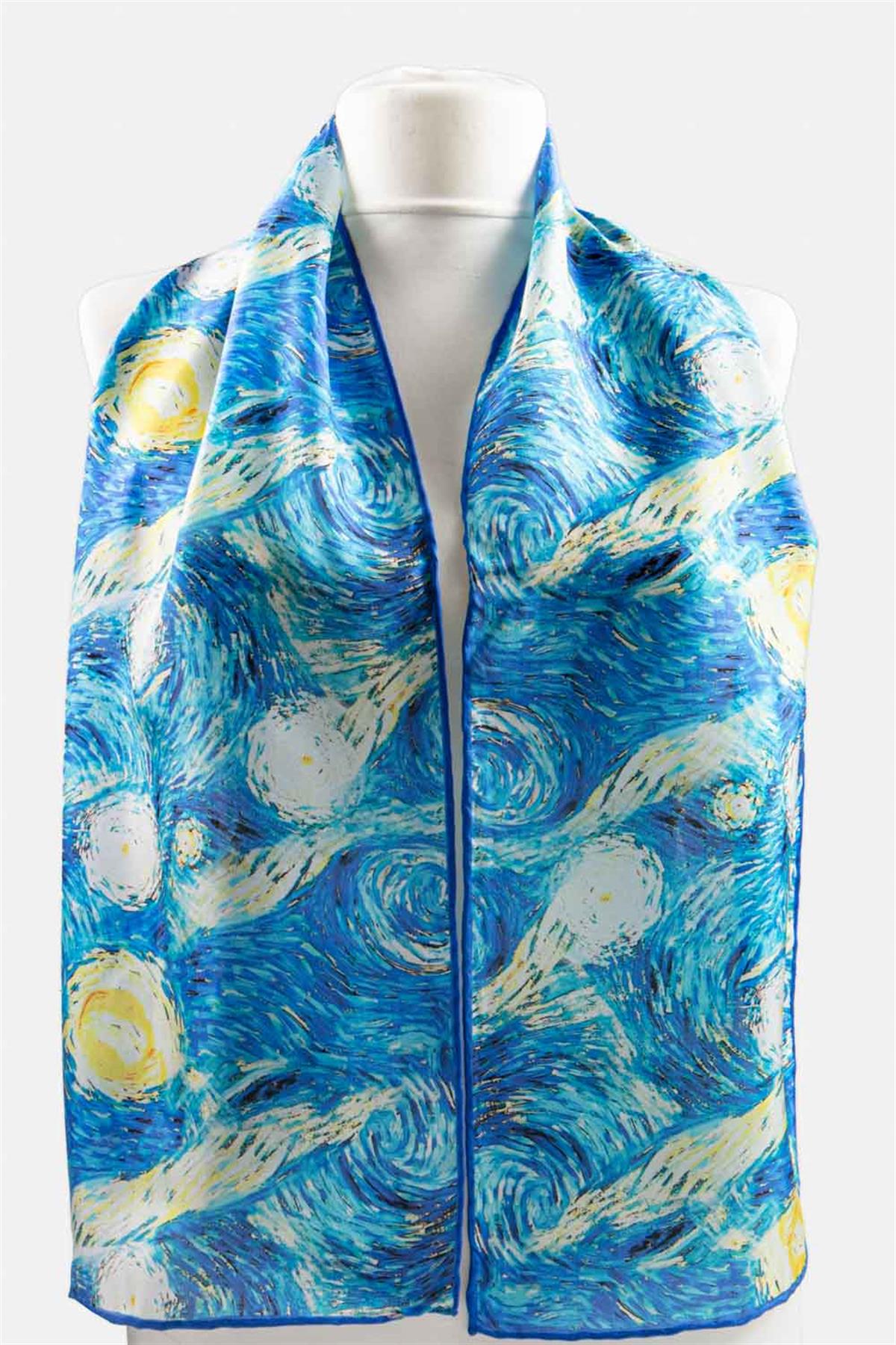 Vissona Van Goghe İpek Fular