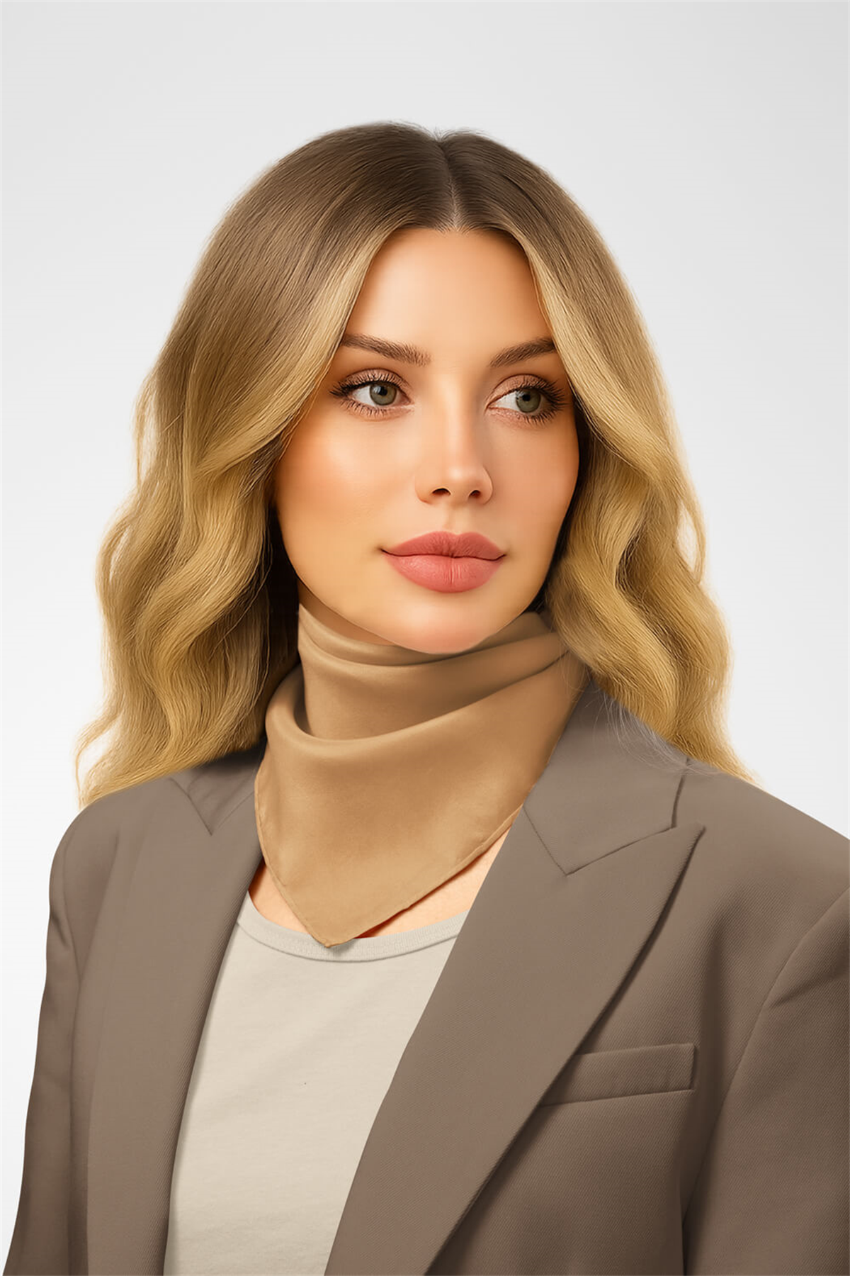 Şifon Camel Bandana