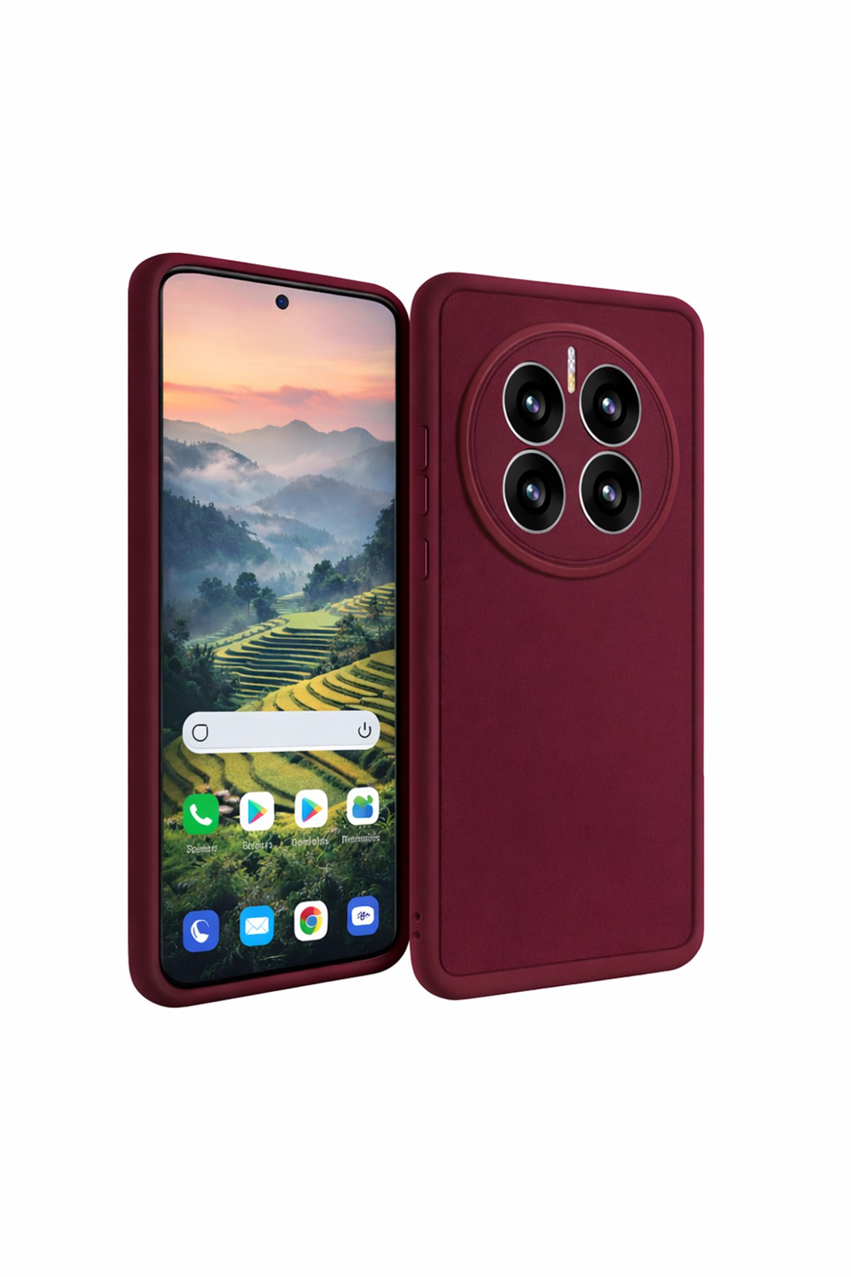 Huawei Mate 50 Uyumlu Kamera Çıkıntılı Mat Silikon Telefon Kılıfı